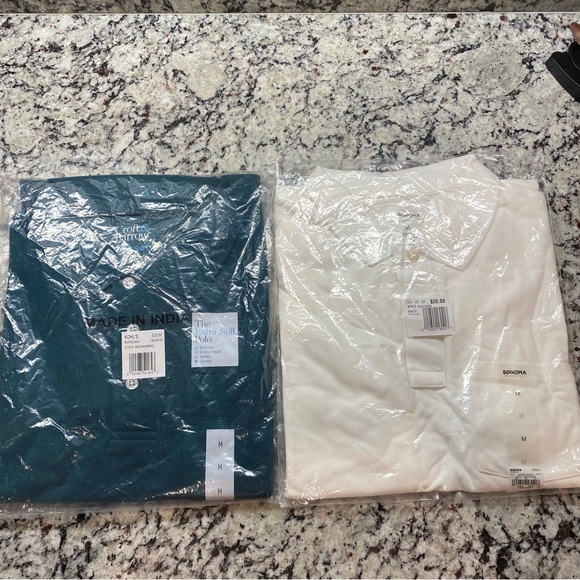 2 Brand New Men’s Polos | Sonoma + Croft & Barrow - Picture 7 of 8